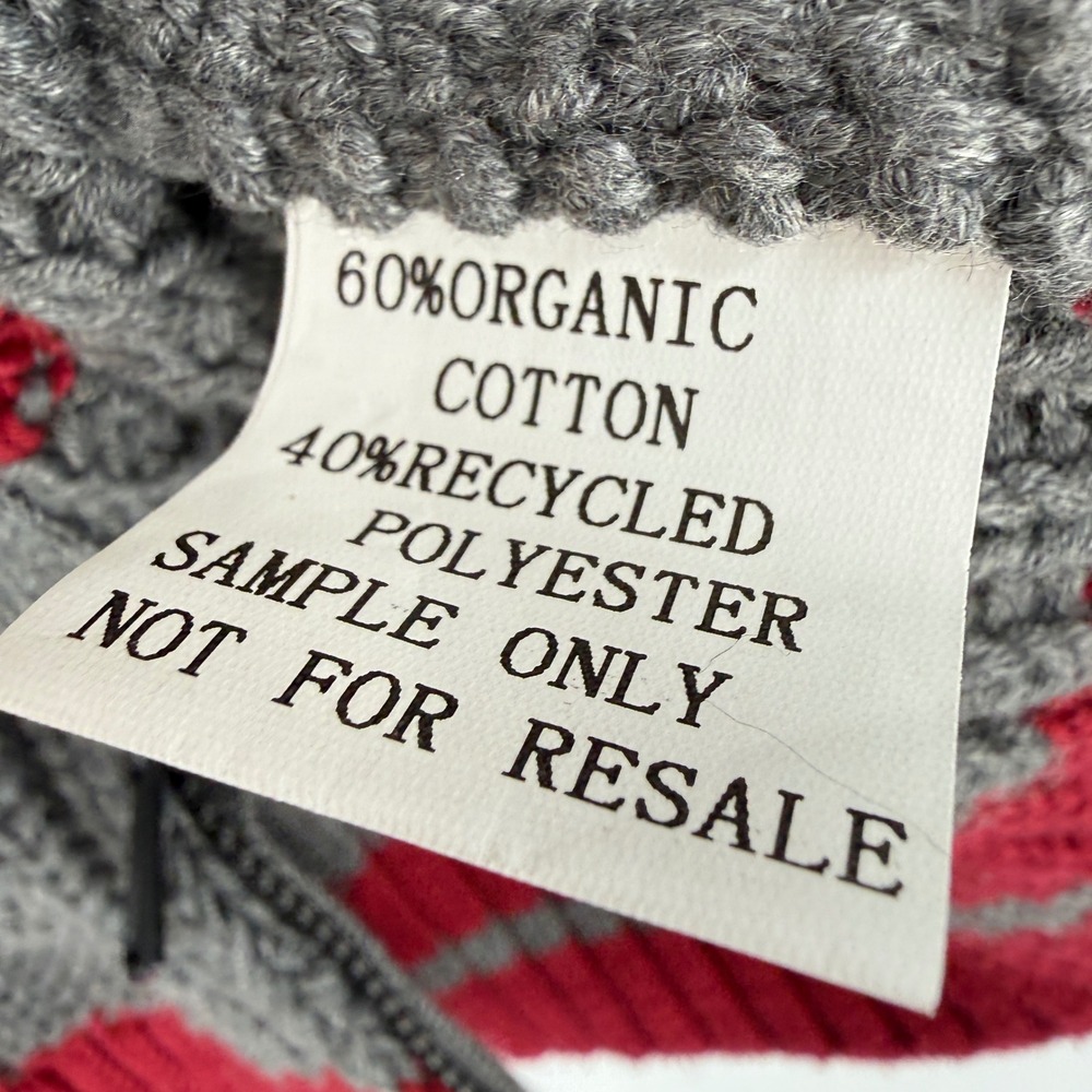 Alp N Rock Women XL Full Zip Chunky Knit Cardigan Sweater Organic Cotton Blend - Picture 7 of 8